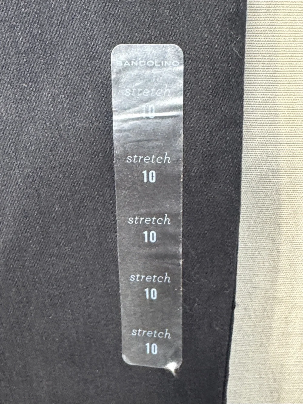 Bandolino Jeans Black Maddie Straight Leg in Size 10 ‎ NWT